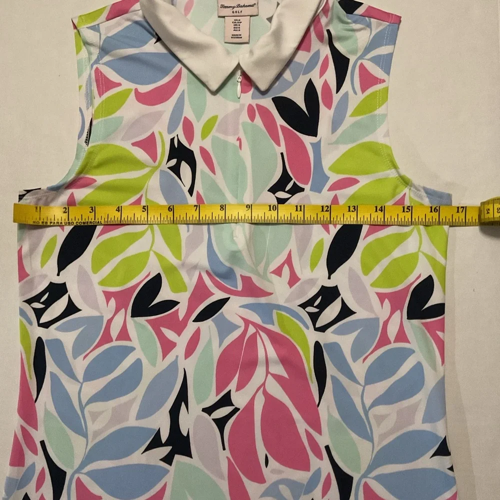 Tommy Bahama Women’s Golf Polo Shirt Floral Print Multicolor - Picture 4 of 7